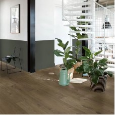 Пвх-плитка клеевая Quick Step VINYL FLEX FUSE ДУБ ЛЬНЯНОЙ ТЁМНО-КОРИЧНЕВЫЙ SGMPC20330