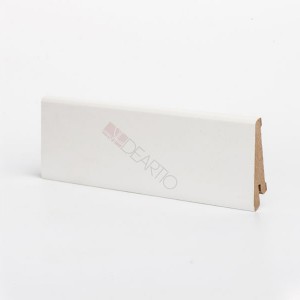 Плинтус МДФ Deartio U101-60 Белый 60мм