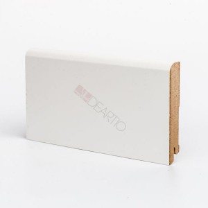 Плинтус МДФ Deartio U102-100 Белый 100мм