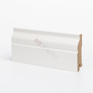 Плинтус МДФ Deartio U103-80 Белый 80мм