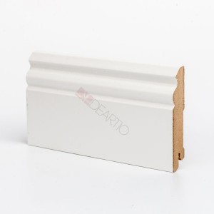 Плинтус МДФ Deartio U105-100 Белый 100мм