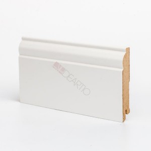 Плинтус МДФ Deartio U104-100 Белый 100мм